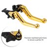 2 Pcs Universal CNC Alloy Motorcycle Brake Handle Adjustable Size Moto Motorbike Modification Clutch Drum Brake Lever Handle