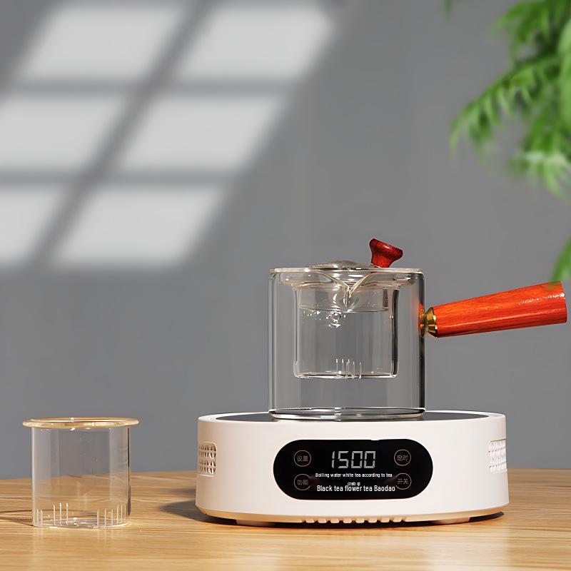 Smart Electric Glass Tea Cooker: Compact Ceramic Stove & Health-Preserving Hot Plate Kettle Gift