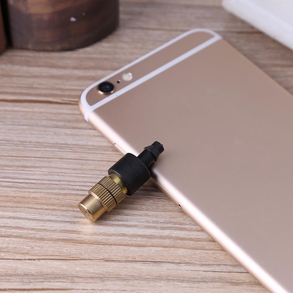 10pcs 4/7 Dripper Drip Head Adjustable Brass Sprinkler Agricultural Misting Nozzles Garden Irrigation Watering Sprayer Atomizer