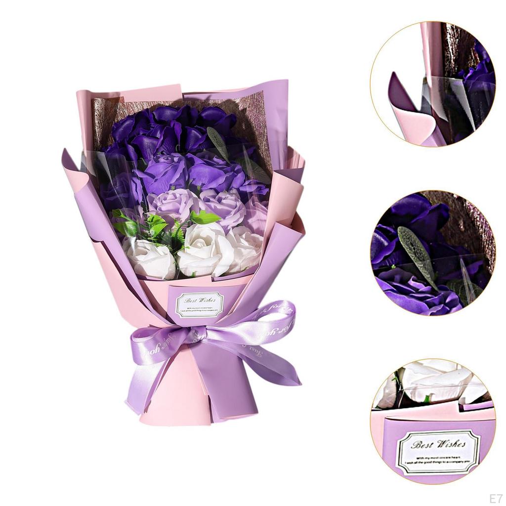 Artificial Flower Soap Rose Centerpieces for Celebrations And Weddings Family Friends