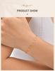 Gold Plated Thin Chain Bracelets for Women Stack, Cuff Bangle Bracelet Waterproof Jewelry Wholesale Dropshipping
