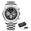Luxury Lige Top 2023 Brand New Men Watch Quartz Man Watches Waterproof Luminous Watch For Men Date Chronograph Sport Wristwatch