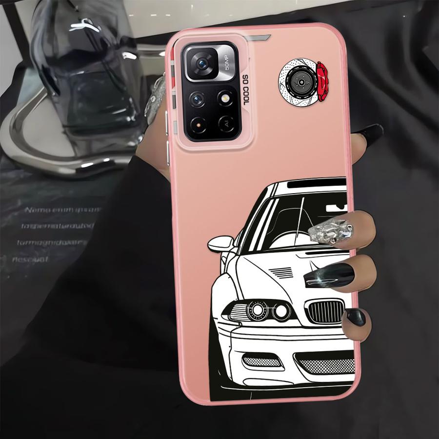 Case for Xiaomi Poco X3 NFC C50 C61 X3 Pro C51 Phone Cover JDM Sport Car