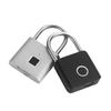 1 Set Waterproof Door Lock Keyless Usb Charging Fingerprint Lock Smart Padlock 0.5Sec Unlock Portable Anti-Theft Padlock