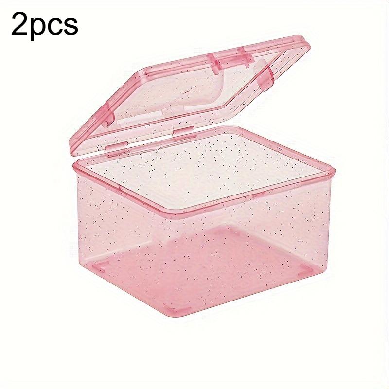 2pcs Versatile Dustproof Moisture-Resistant Flip Card Organizer Office Pin Clip Box Compact Storage Box Trading Cards Brooches розовый 1940₽