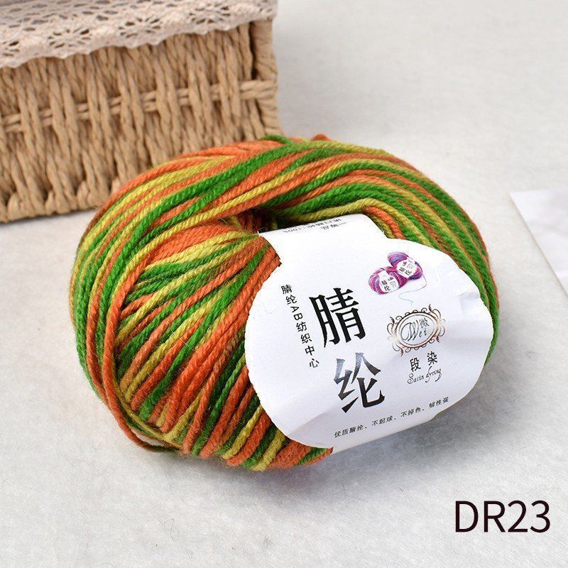 Scarf Thread, Wiring, Table Tennis Yarn, Doudou Thread, Dotted Yarn, Hand-Woven Colored Ball Doudou Wool, Stick Needle Thread