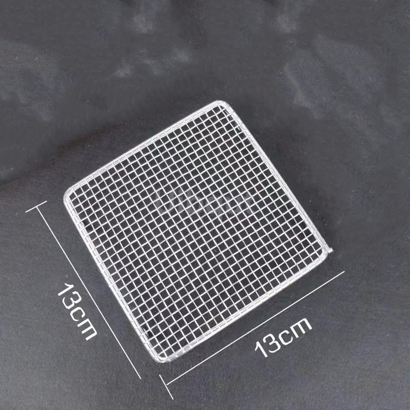 New Semi -Circular/Round Tempura Frying sushi bbq Net Durable Stainless Steel Drying Net Japanese Style Portable Barbecue Net