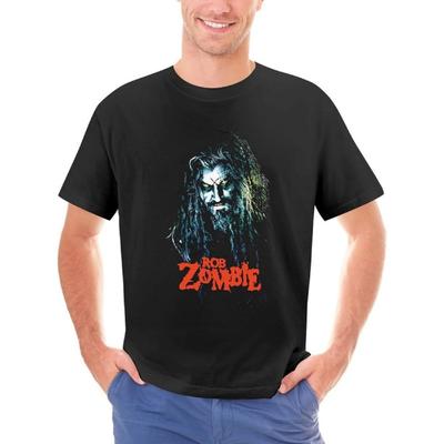 Men's T-Shirt Fashion Rob Zombie_Zombie T Shirts Print Graphic Tees(1)