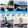 K11 Foldable Vacuum Magnetic Phone Stand Desktop Car Metal Cellphone Holder