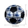 Cowboys Football Indoor Soccer Ball Colorful All Ages Size 5 Machine Stitched PVC Competition Ready Durable High-Bounce