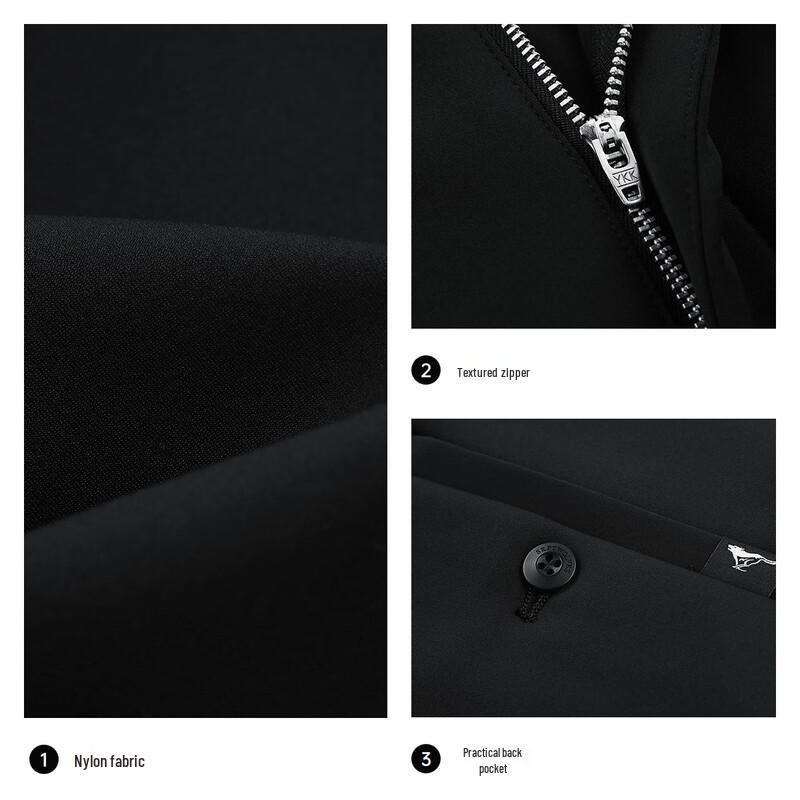 Qipilong Men's Fleece-Lined Straight-Leg Casual Pants