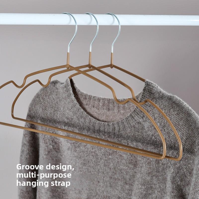 Resin Clothes Hangers, Household Clothes Hanging, Seamless and Anti-slip Clothes Drying Racks, Dormitory Student Household Clothes Storage Racks