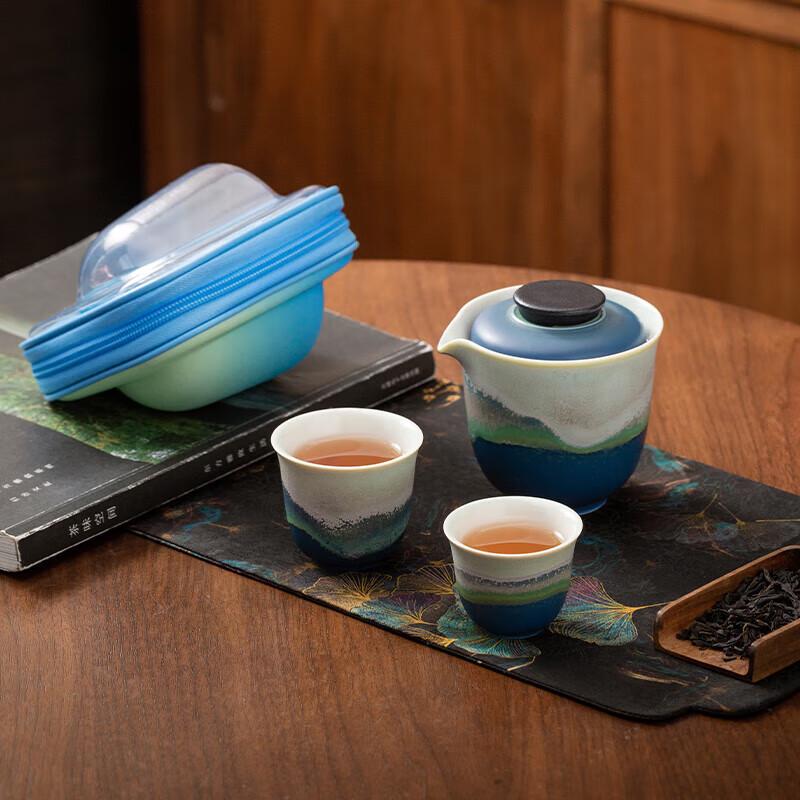 Forbidden City Thousand Li of Rivers and Mountains Portable Tea Set