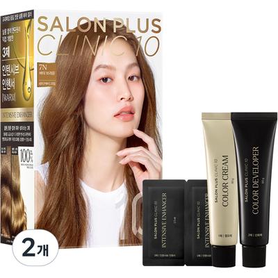 Salon 10 Haarfarbe, Butterbraun, 2 Stk.