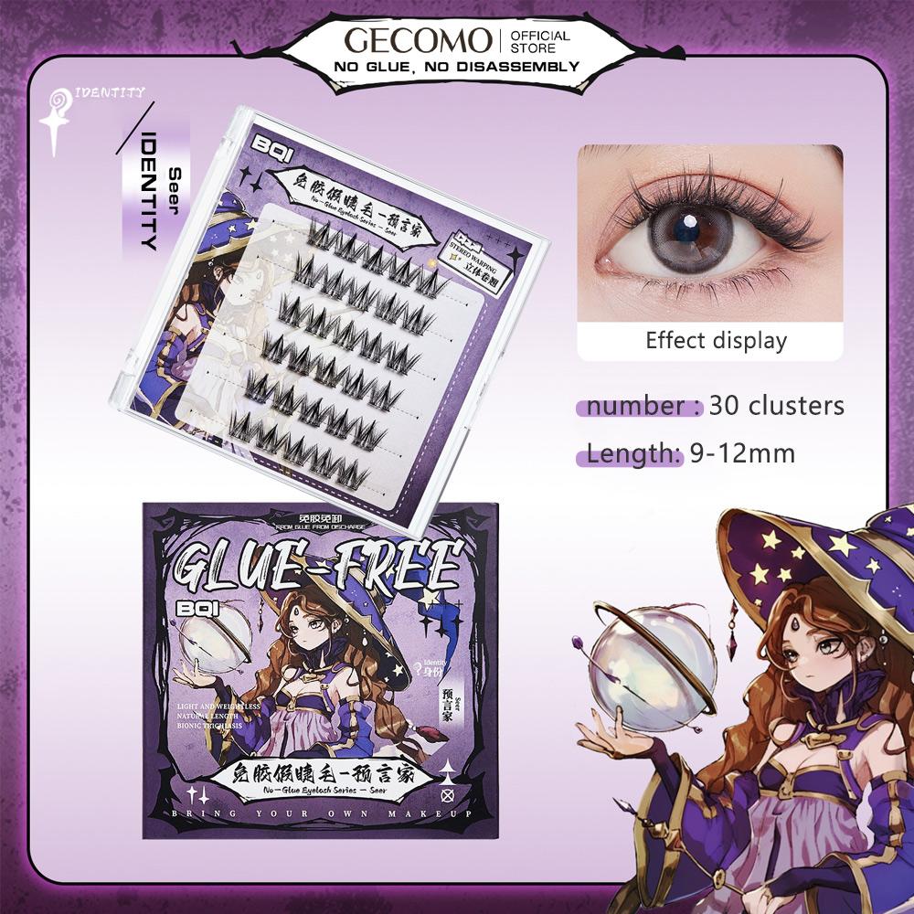 Natural Curling Pre-Glued Eyelashes Soft&Lightweight Various Styles Fluffy Self Adhesive Lash