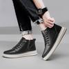 Fashion Handmade Leather Casual Boots For Men Lace-up Outdoor Non-Slip Work Men Boots High Quality Classic Design Mens Dress Shoes