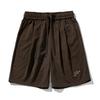 Vintage Style Shorts With Letter Embroidery For Youths