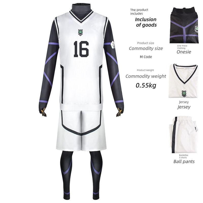 Blue Prison Jersey Jiseiichi Cosplay Costume Bachira Meguru Chigiri Hyoma Kishin Renzuke No. 11 Jiseiichi Cosplay Costume