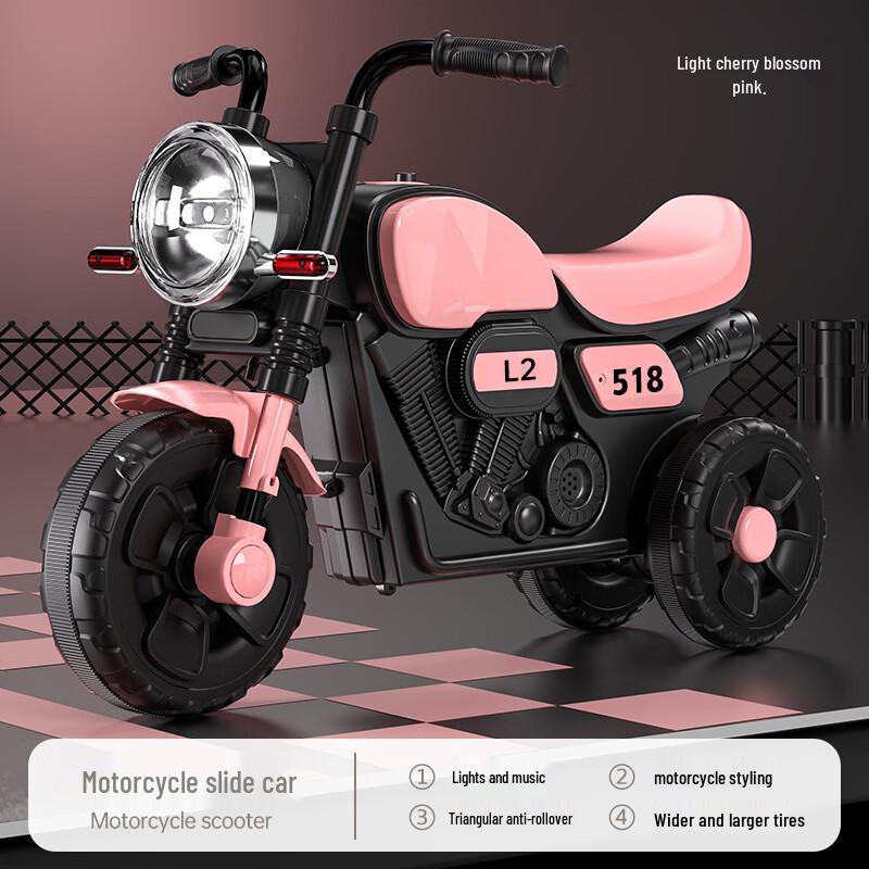 Longchan Kids' 3-Wheel Scooter with Music and Lights