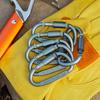 8cm D-Ring Carabiner Hooks Camping Equipment Alloy Aluminum Survival Gear Camp Mountaineering Hook Outdoor Travel Kit Carabiner