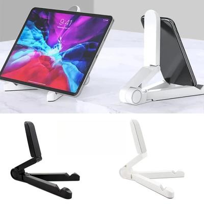 Suporte de Mesa Dobrável para Celular Suporte para Tablet com Ângulo Ajustável Suporte de Mesa Portátil em Liga de Alumínio para iPhone iPad