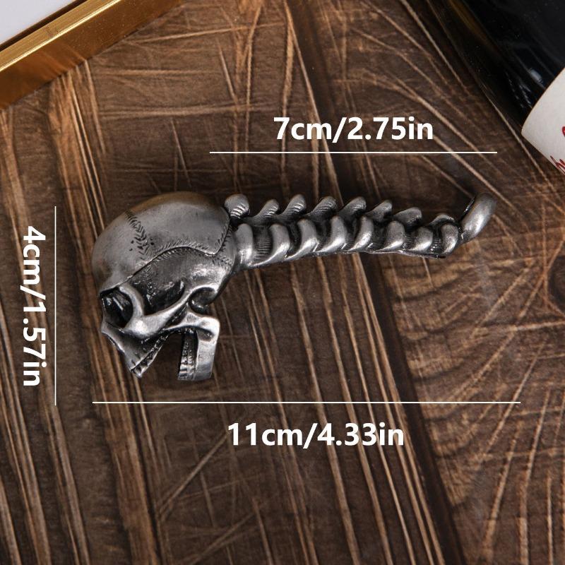 Creatieve Retro Schedel Flesopener met Grappige Gezichten Bierflesopener Bar Accessoires Halloween Decoraties Vakantiecadeaus