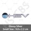 1 Pièce Métal 3D HEV Emblème Logo Style Voiture Coffre Arrière Lettres Badge Autocollants Pour Camry Granvia Sienna Avalon Corolla Highlander Hilux