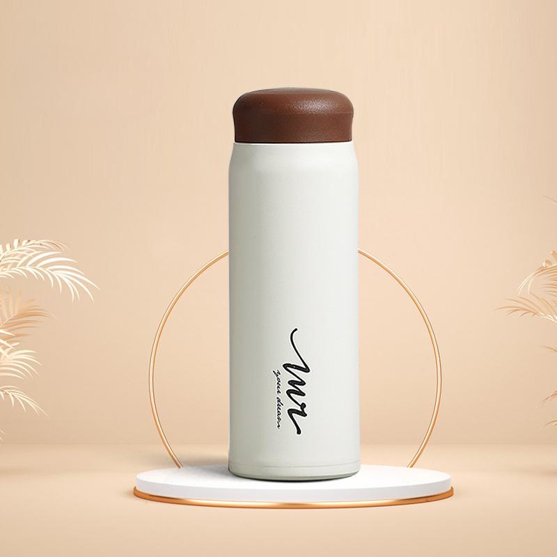 

Спортивный термос для девочек, высокий уровень внешнего вида, чашка для воды из нержавеющей стали, мужской, простой, портативный, детский, ученический, чайник 460ml