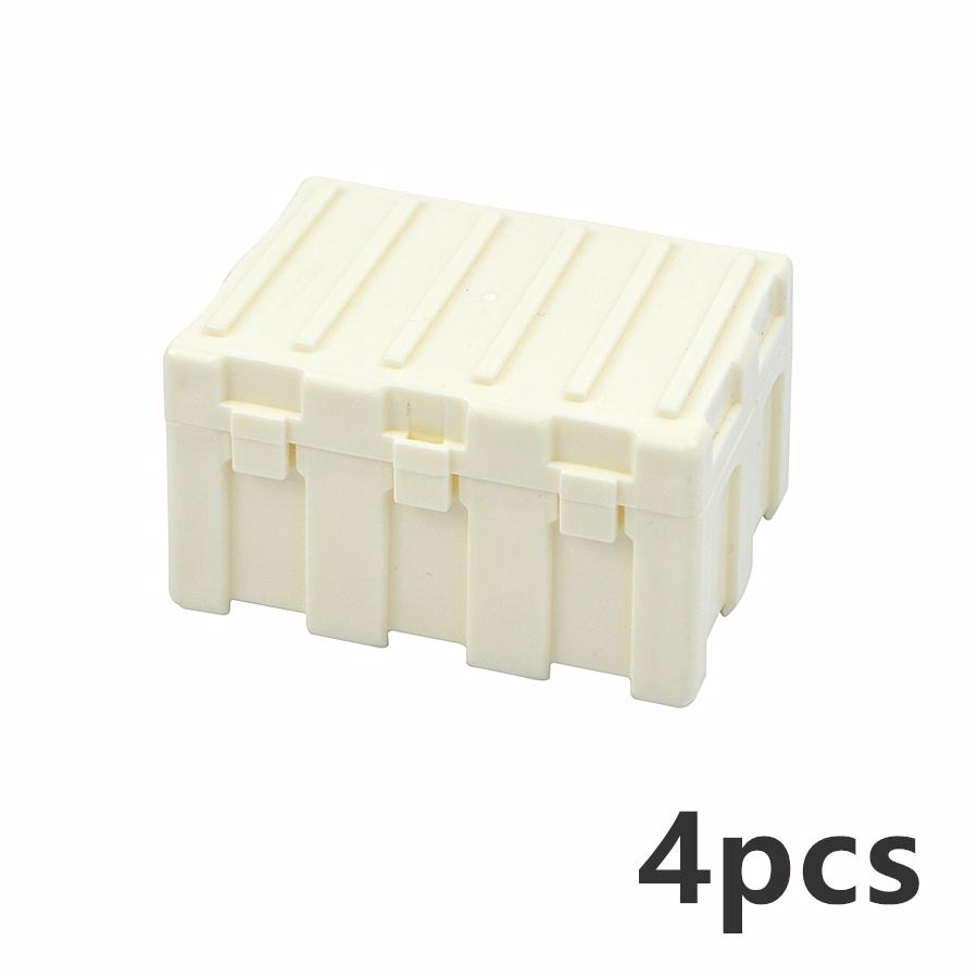 

4Pcs WW2 Military Weapons Box Guns Case Bricks MOC SWAT Equipment Weapon Box Model Construction Blocks Building Kid Playthings