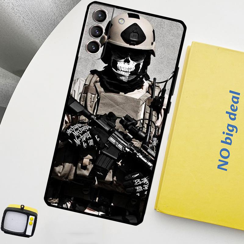 Militär Armé Specialstyrkor Telefonfodral För Samsung Galaxy S25 S26 Ultra S20 S21 S22 S23 Plus S24 Ultra S10 S25 FE Skydd