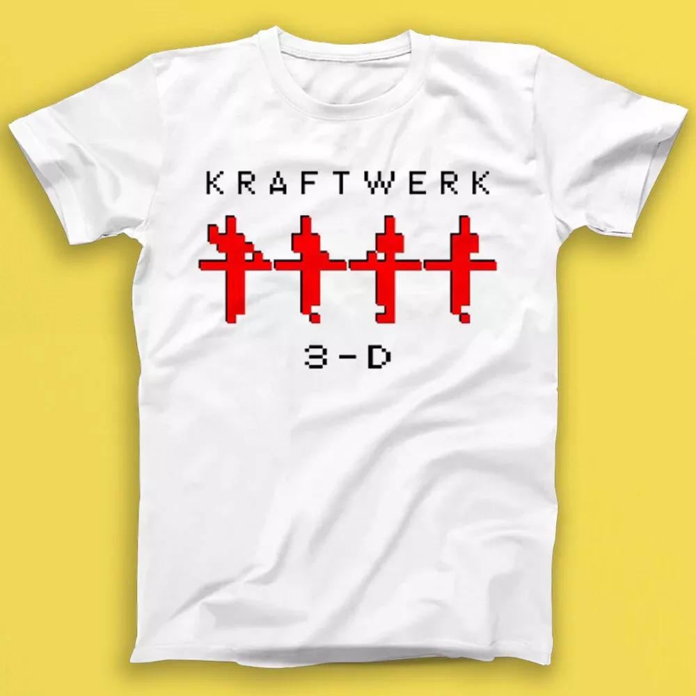 

Kraftwerk 3-D Каталог Электронная Синт-поп Музыка Подарок Футболка 1939 M