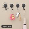 Punch-Free Strong Adhesive Wall Hooks - Round Key & Kitchen Hooks
