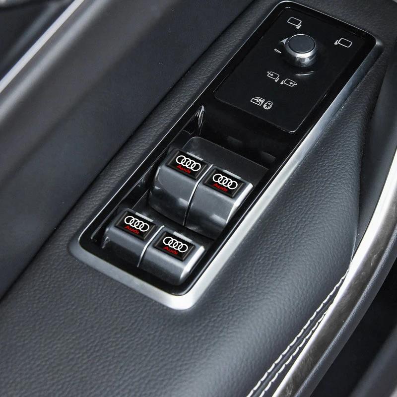 10 Stück Auto Innenraum Abzeichen Aufkleber 3D Epoxidharz Aufkleber Zubehör Für Audi A3 8P 8L 8V A4 B8 B6 B7 B9 A6 C6 C7 S5 A7 RS TT