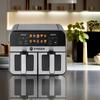 Air Fryer two chambers 9L dual 2400W air fryer dryer