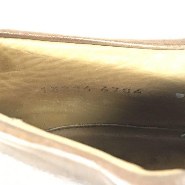 Made in Italy BOSS Genuine Leather U-tip Mackay Shoes Men’s 7.5 Brown Dress Shoes(USED)