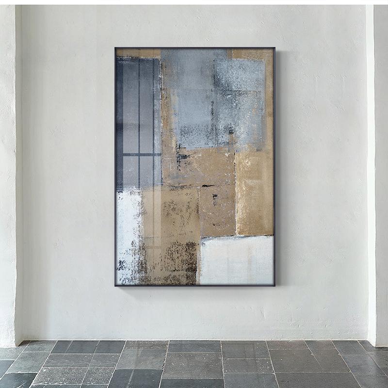 Abstract Creative Grey Color Canvas Painting posters and print Minimalist Style Art Wall Pictures for Living Room Bedroom Aisle