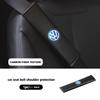 BIG1 For Volkswagen VW 2pcs Car Seat Belt Shoulder Protector Litchi Grain Fatigue Relief Pad Polo Jetta Sagitar Magotan Passat B5 B6