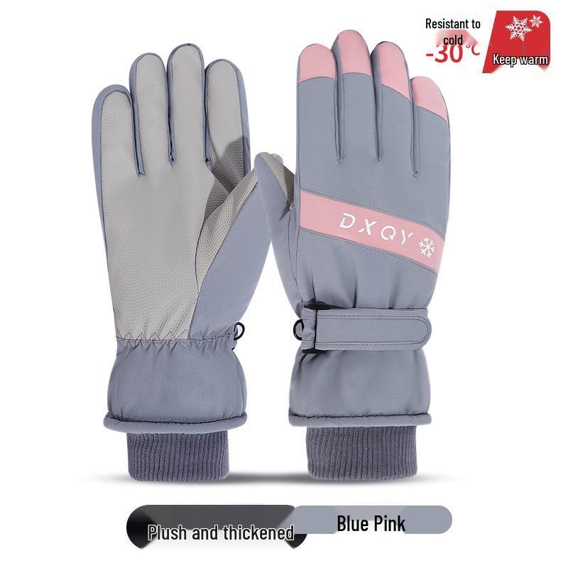 Men s Winter Windproof Cycling Gloves, Warm, Non-Slip, Touchscreen-Compatible for Outdoor Riding One Size