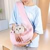 Portable Cat & Small Dog Carrier Backpack: Single Shoulder Crossbody for Travel & Bathing