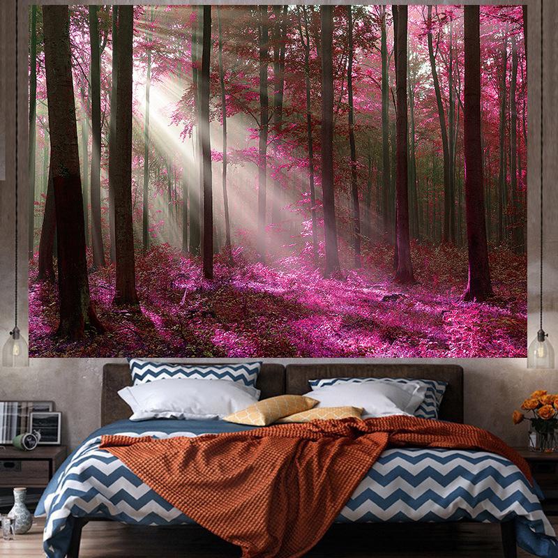Fondo de tela para ventana, decorativo, estilo Ins, tapiz grande para colgar en la pared, tapiz Hippie geométrico, decoración de la habitación del hogar, decoración estética