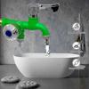 2026 Hot!! Washing Machine Faucet, Dual Control Water Diverter - Thick Ergonomic Handle - Laundry Tub Faucet, Dual Control Washing Machine Faucet with