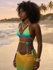 Bikini split swimsuit women's three-piece set new triangular bikini European and American swimsuit sexy
