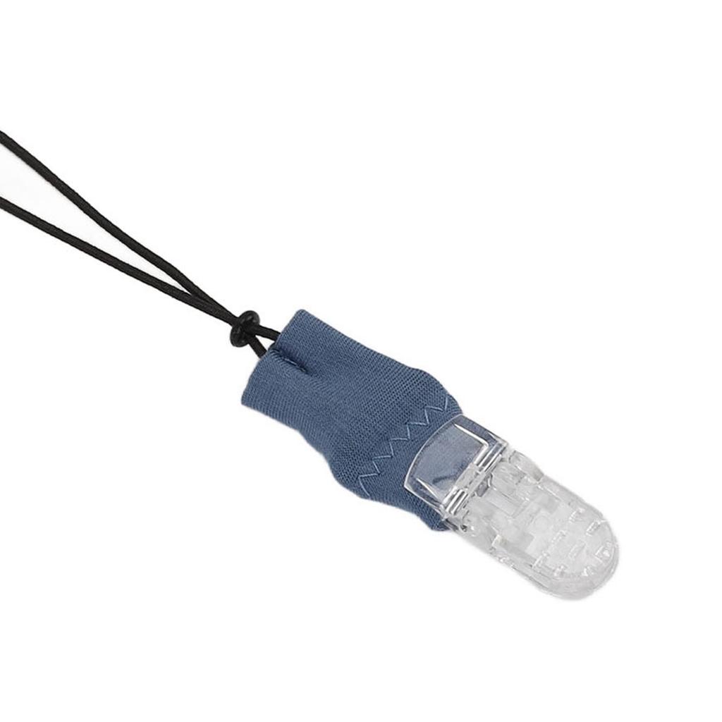 Hearing Aid Holder Clip Portable Anti Lost Cotton BTE Hearing Aid   Lanyard