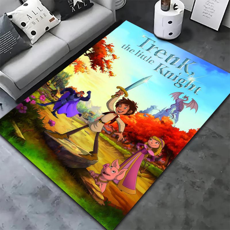 Ritter Trenk Carpet Rug for Living Room Bedroom Home Sofa Decoration,Kids play Nonslip Floor Mat