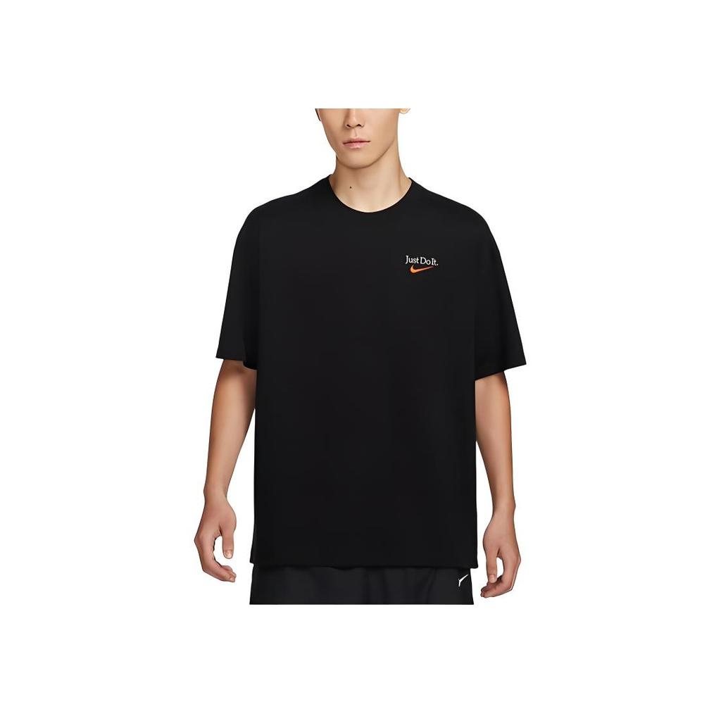 Nike Tee M90 Oc Verb Letter Logo Design Casual Pullover Short Sleeve T-Shirt Men Tops Black FZ8084010