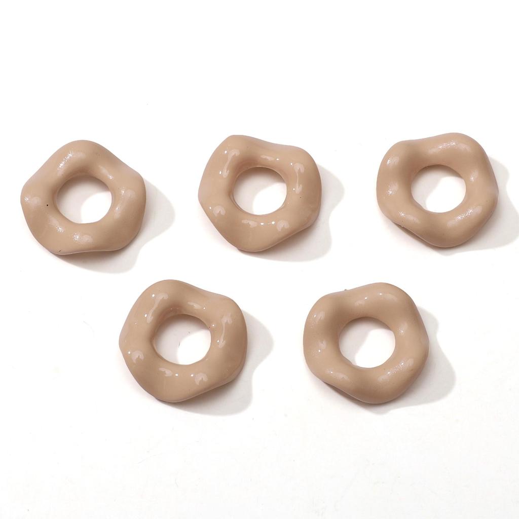 5/20 Sztuk Akrylowe Malowane Natryskowo Warstwowe Koraliki Do DIY Naszyjnika Bransoletki Kolczyków Tworzenia Biżuterii Akcesoria Rzemieślnicze