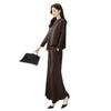 Elegant Wide-Leg Pants and Blazer Set - Slimming and Stylish for Mature Women In Spring and Autumn