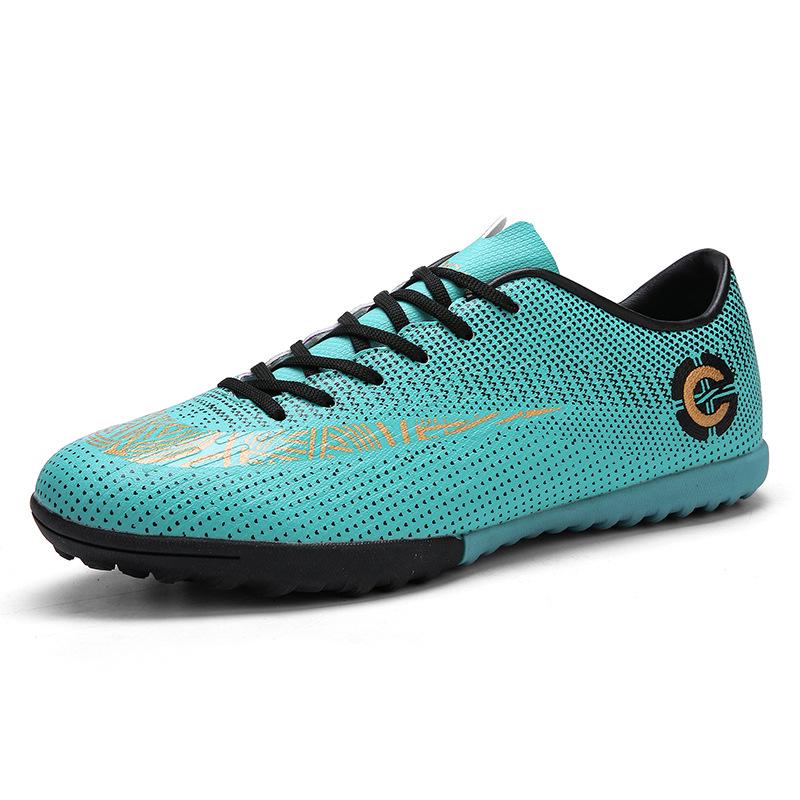 Football Shoes Men AG Broken Nails Children Boys Young Students Training Shoes Competition Plus Size 4648