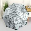1pc Floral Bouquet Automatic Open/Close Umbrella - Compact Travel Umbrella, Gift for Birthdayyy251208180