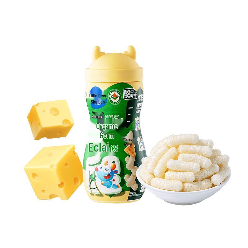 Little Deer Blue Blue Organic Cheese Puff Sticks for Infants (6M+)